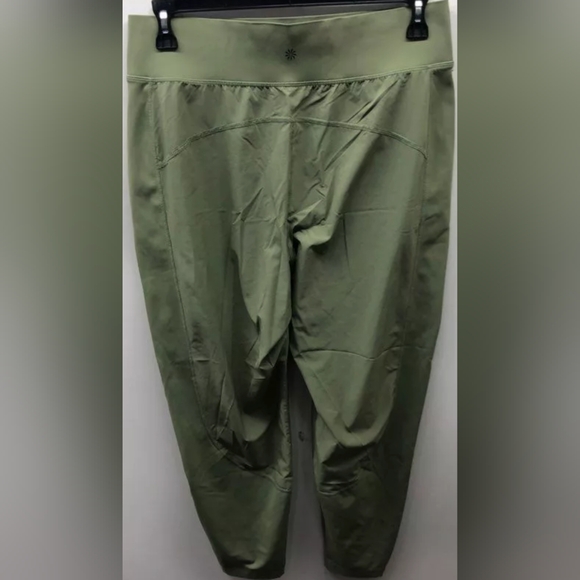 Athleta Run With It Pant Eucalyptus Green Tapered Joggers Size L MSRP $98 - Picture 4 of 7